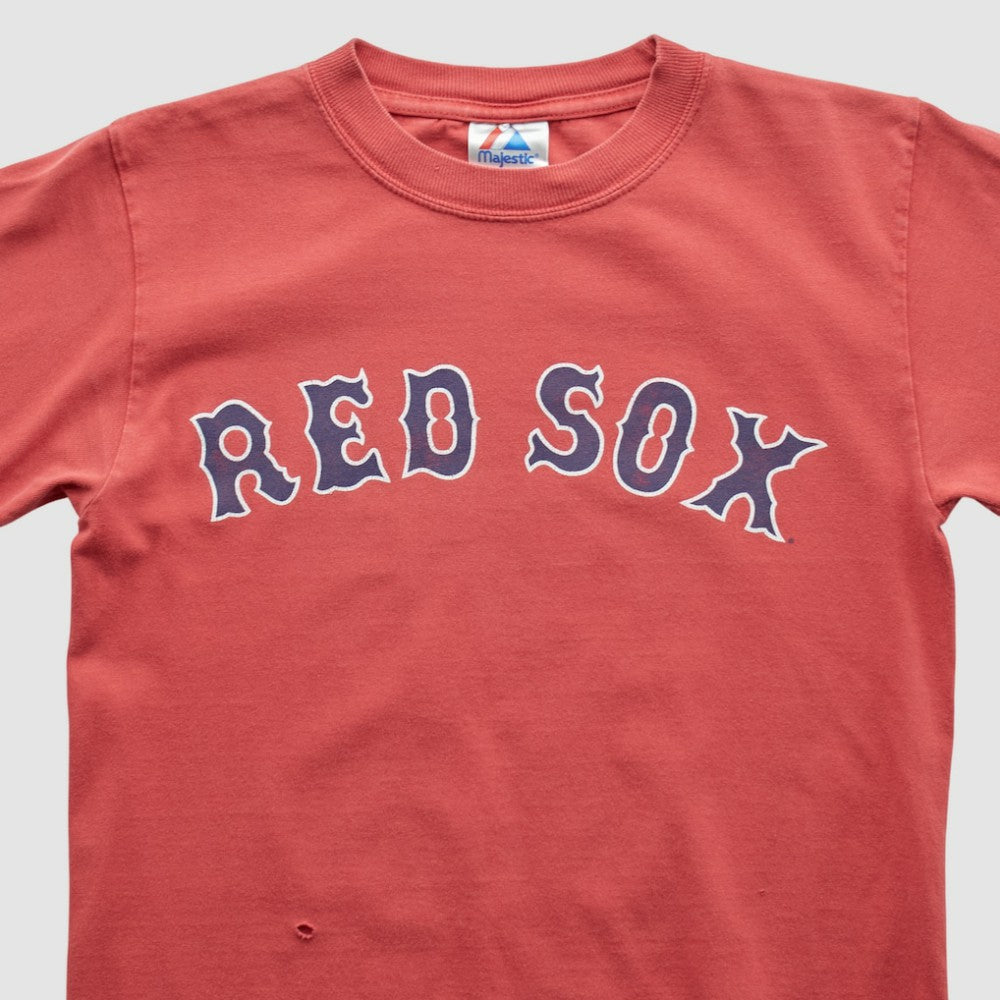 Boston Red Sox Majestic 2000s T-shirt - Red Vintage