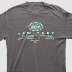 New York Jets 2010s Long Sleeve T-shirt - Dark Heather Gray Vintage cheap