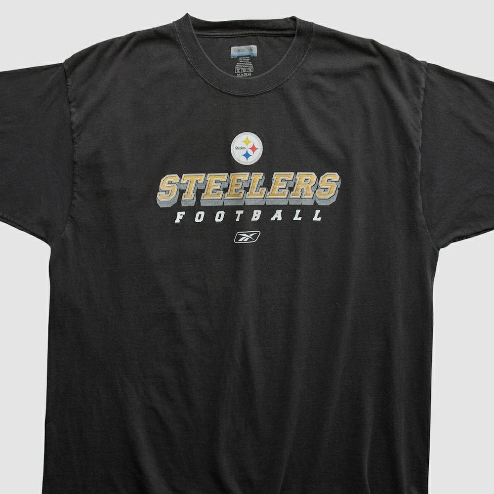 Pittsburgh Steelers Reebok 2000s T-shirt - Black Vintage cheap