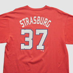 Washington Nationals Genuine Merchandise 2000s T-shirt - Red Vintage