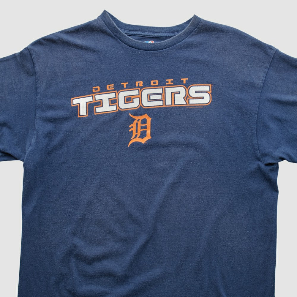Detroit Tigers Genuine merchandise 2010s T-shirt - Navy Vintage