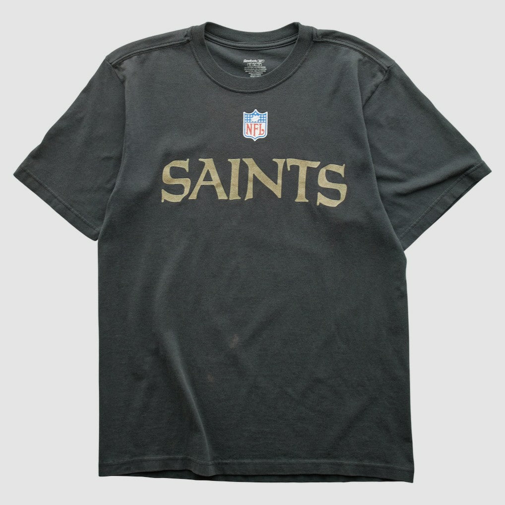 New Orleans Saints Reebok 2000s T-shirt - Charcoal Vintage outlet