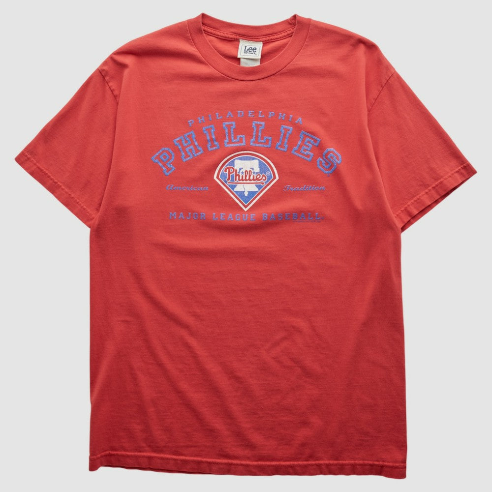 Philadelphia Phillies Lee Apparel 2000s T-shirt - Red Vintage