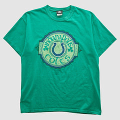 Indianapolis Colts NFL 2010s T-shirt - Green Vintage discount