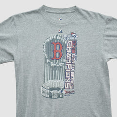 Boston Red Sox Majestic 2013 T-shirt - Heather Gray Vintage
