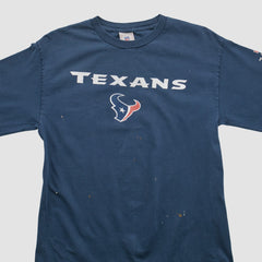 Houston Texans NFL 2000s Long Sleeve T-shirt - Navy Vintage on sale