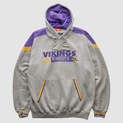 Minnesota Vikings NFL 2000s Hooded Pullover Sweatshirt - Heather Gray Vintage online