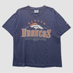 Denver Broncos Lee Apparel 90s T-shirt - Navy Vintage discount