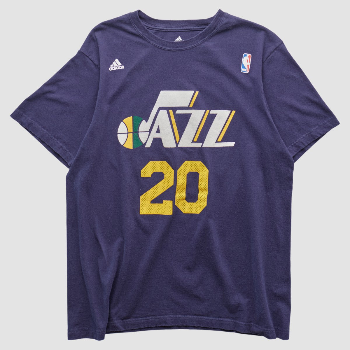 Utah Jazz 2010s T-shirt - Purple Vintage | Adidas for sale