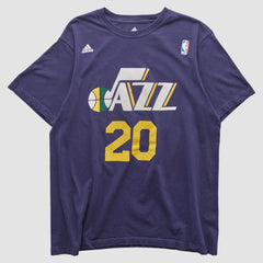 Utah Jazz 2010s T-shirt - Purple Vintage | Adidas for sale