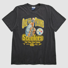 Pittsburgh Steelers Reebok 2000s T-shirt - Black Vintage on sale