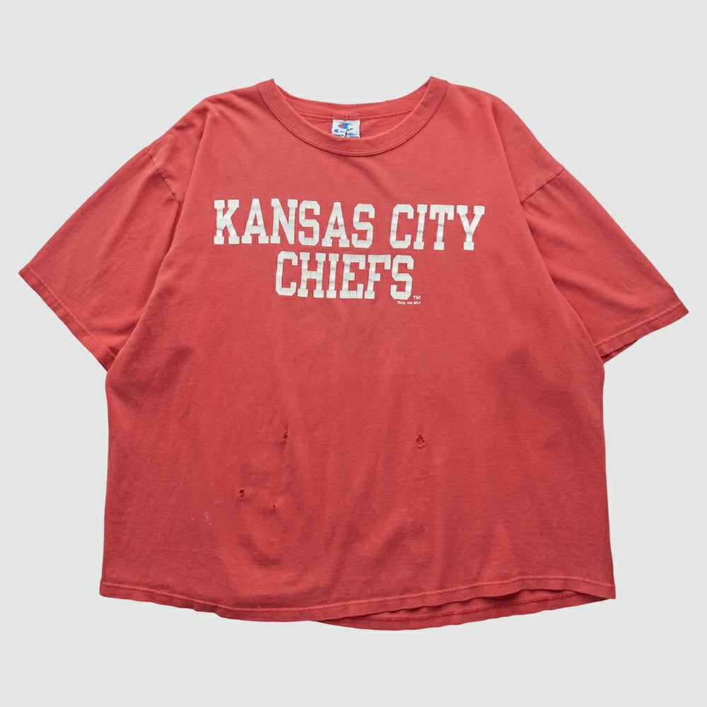 Kansas City Chiefs Champion 90s T-shirt - Red Vintage on sale