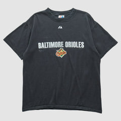 Baltimore Orioles Majestic 2007 T-shirt - Black Vintage