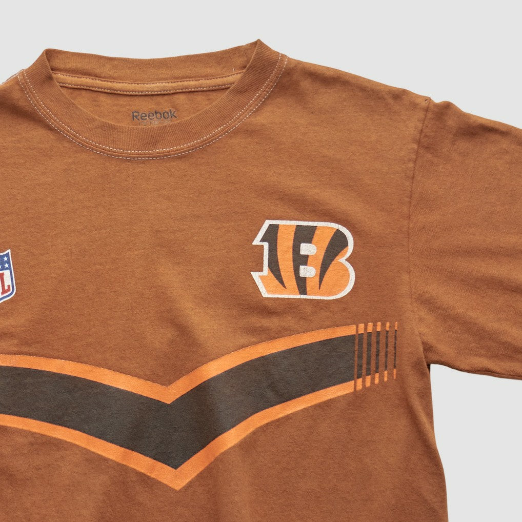 Cincinnati Bengals Reebok 2000s T-shirt - Brown Vintage for sale