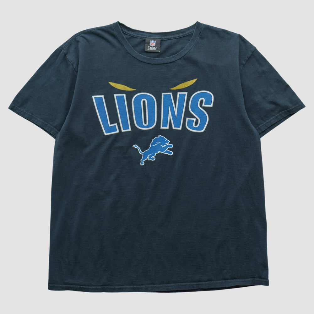 Detroit Lions NFL 2010s T-shirt - Navy Vintage discount