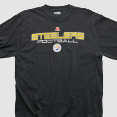 Pittsburgh Steelers NFL 2010s Long Sleeve T-shirt - Black Vintage discount