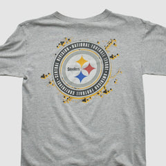 Pittsburgh Steelers Starter 90s Long Sleeve T-shirt - Heather Gray Vintage outlet