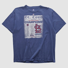 St. Louis Cardinals Majestic 2011 T-shirt - Navy Vintage