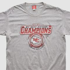 Kansas City Chiefs NFL 2003 Long Sleeve T-shirt - Heather Gray Vintage discount