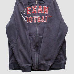 Houston Texans Reebok 2010s Hooded Full Zip Sweatshirt - Navy Vintage online