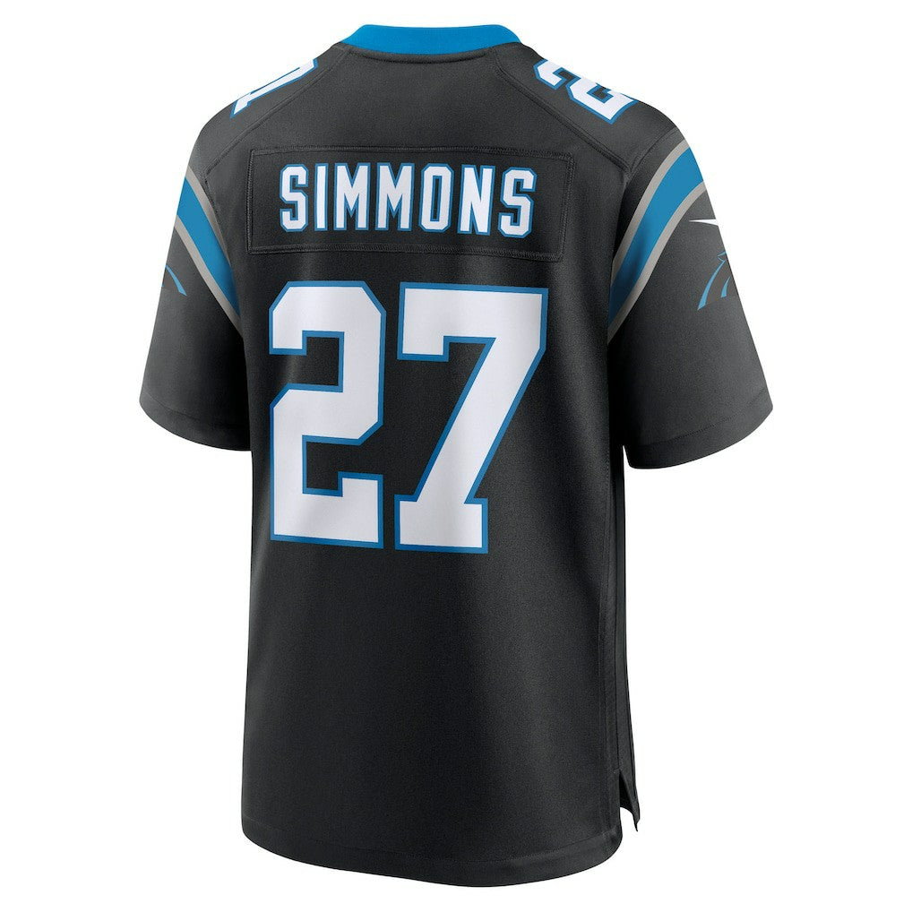Isaiah Simmons Carolina Panthers Team Game Jersey - Black | Nike sale