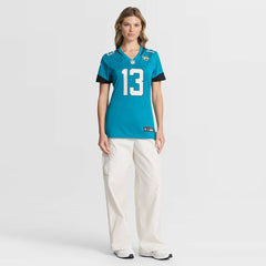 Tim Jones Jacksonville Jaguars Women's Team Game Jersey - Teal | Nike on sale