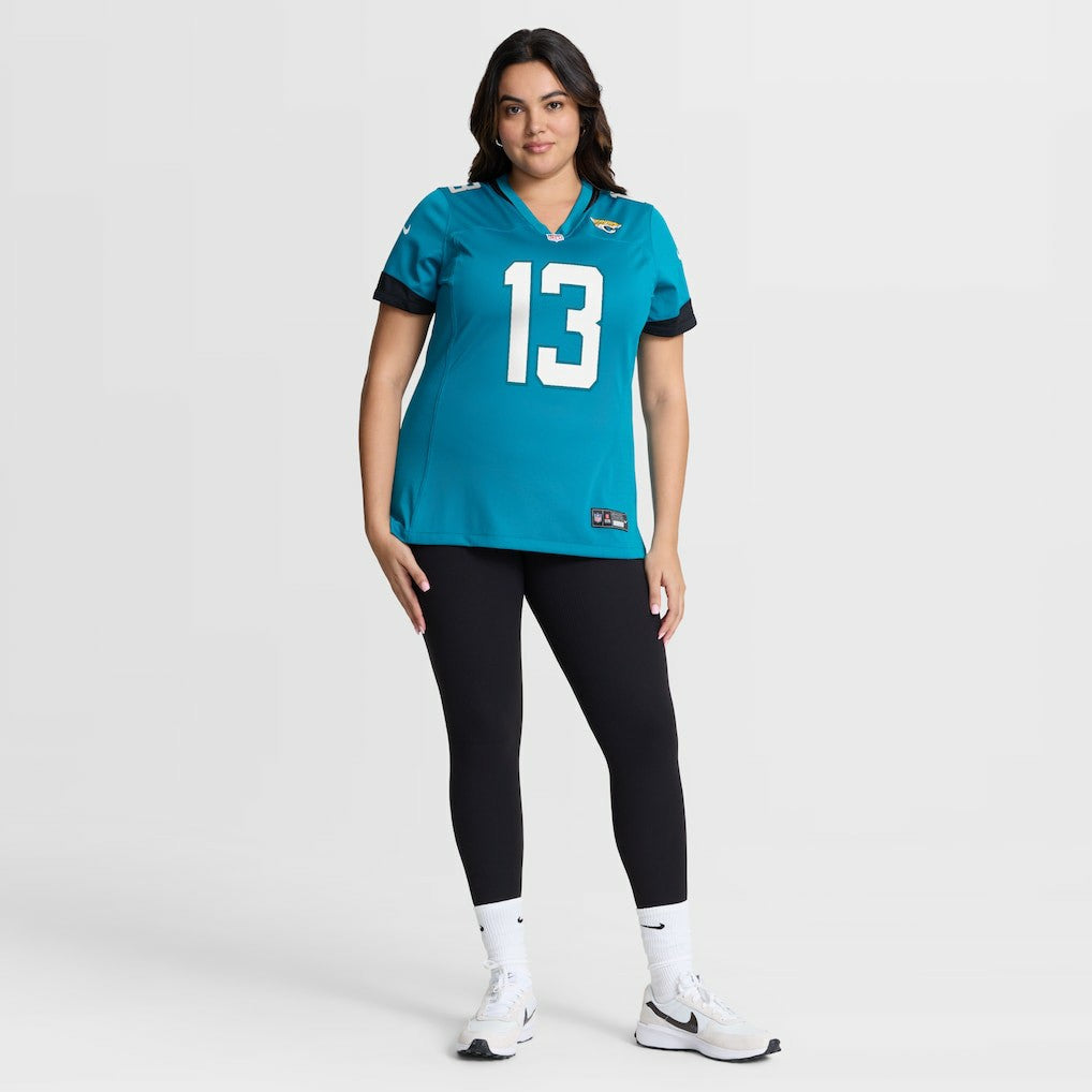 Tim Jones Jacksonville Jaguars Women's Team Game Jersey - Teal | Nike on sale