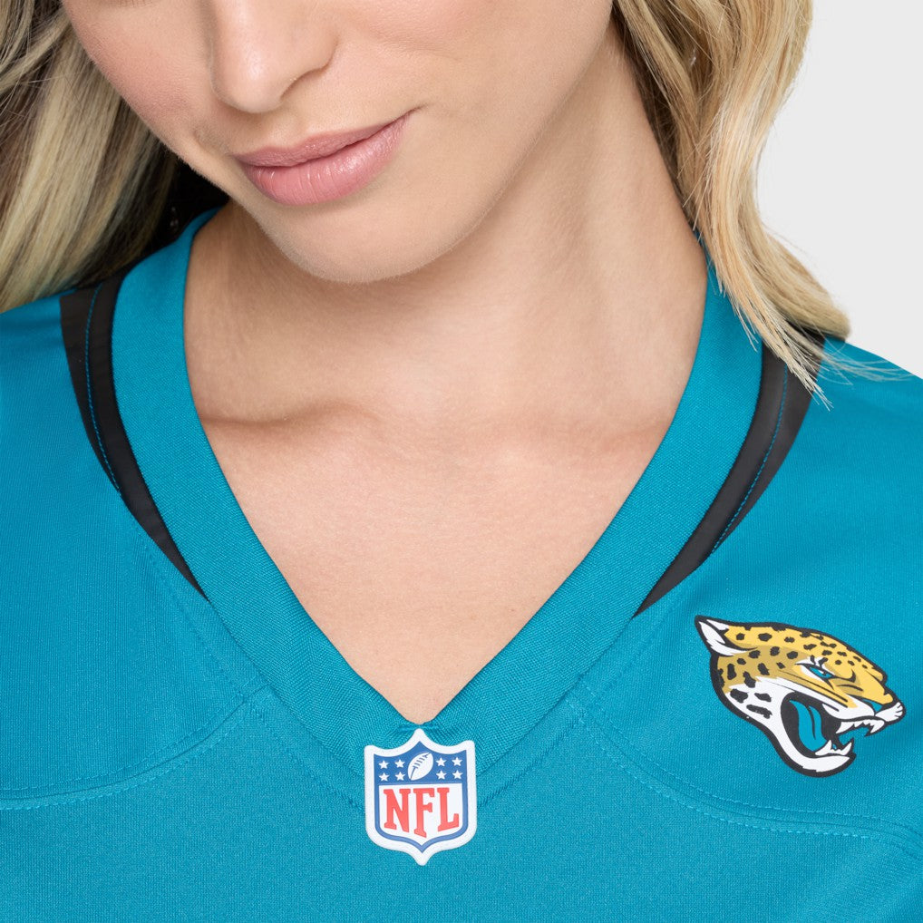 Tim Jones Jacksonville Jaguars Women's Team Game Jersey - Teal | Nike on sale