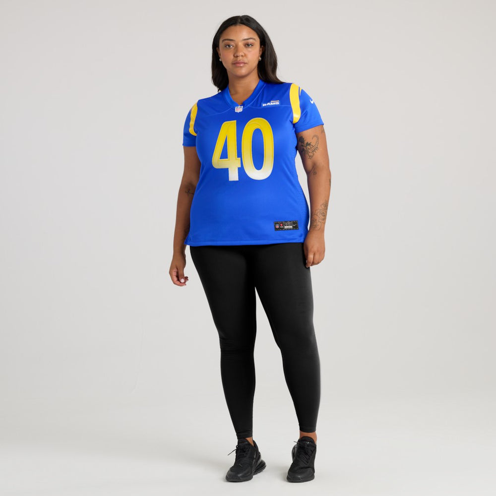 Jesse Luketa Los Angeles Rams Women's Team Game Jersey - Royal | Nike online