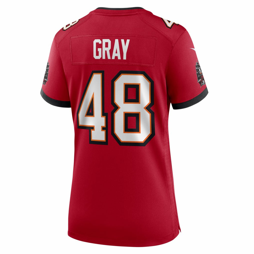 JT Gray Tampa Bay Buccaneers Women's Team Game Jersey - Red | Nike for sale