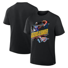 Shai Gilgeous-Alexander Oklahoma City Thunder Start of Season T-Shirt - Black outlet