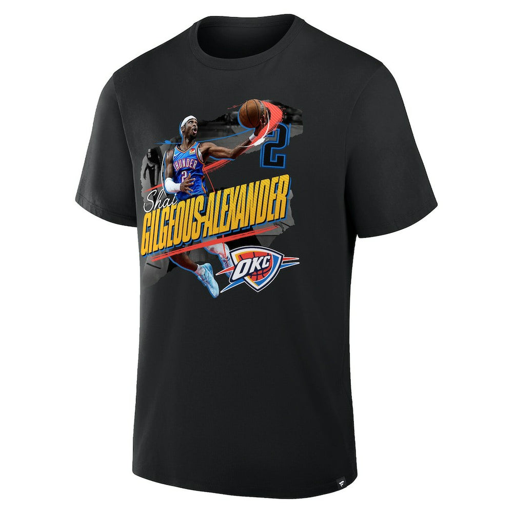 Shai Gilgeous-Alexander Oklahoma City Thunder Start of Season T-Shirt - Black outlet