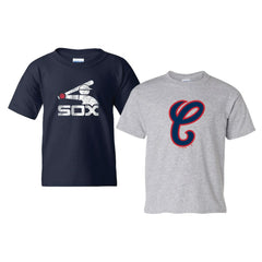 Chicago White Sox Soft as a Grape Youth  Cooperstown 2-Pack T-Shirt Set - Navy/Gray