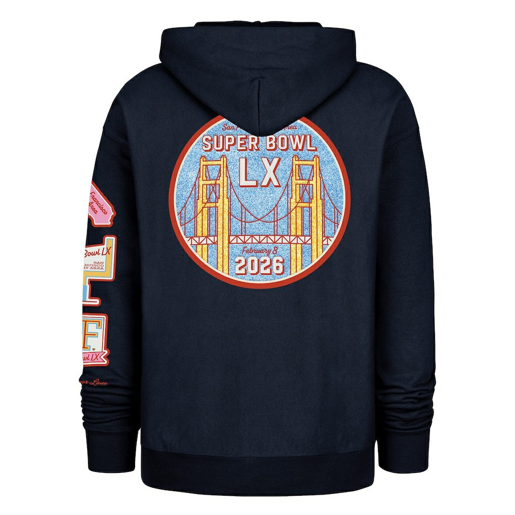 Stoney Clover Lane x '47 Women's Super Bowl LX Patches Foundation Hoodie - Black outlet