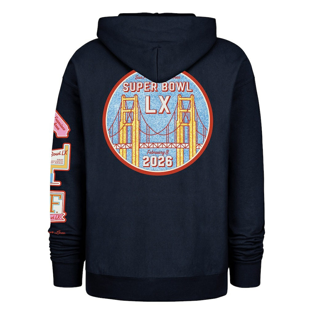 Stoney Clover Lane x '47 Women's Super Bowl LX Patches Foundation Hoodie - Black outlet