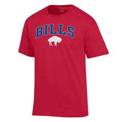 Buffalo Bills Champion Arch Over Logo T-Shirt - Red discount
