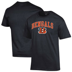 Cincinnati Bengals Champion Arch Over Logo T-Shirt - Black cheap