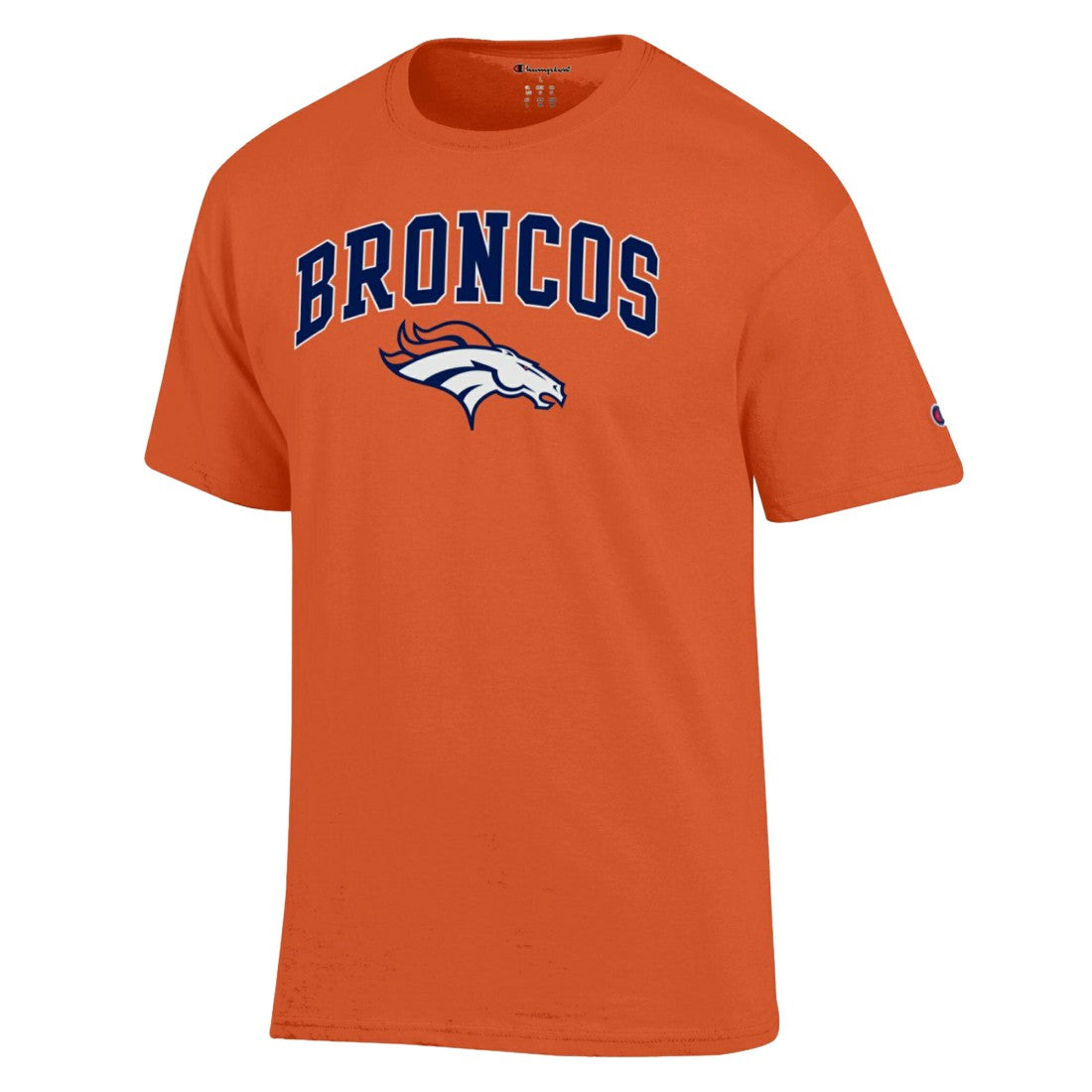 Denver Broncos Champion Arch Over Logo T-Shirt - Orange cheap