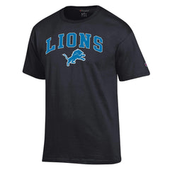 Detroit Lions Champion Arch Over Logo T-Shirt - Black discount