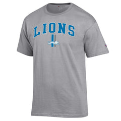 Detroit Lions Champion Arch Over Logo T-Shirt - Gray cheap