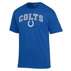 Indianapolis Colts Champion Arch Over Logo T-Shirt - Royal on sale