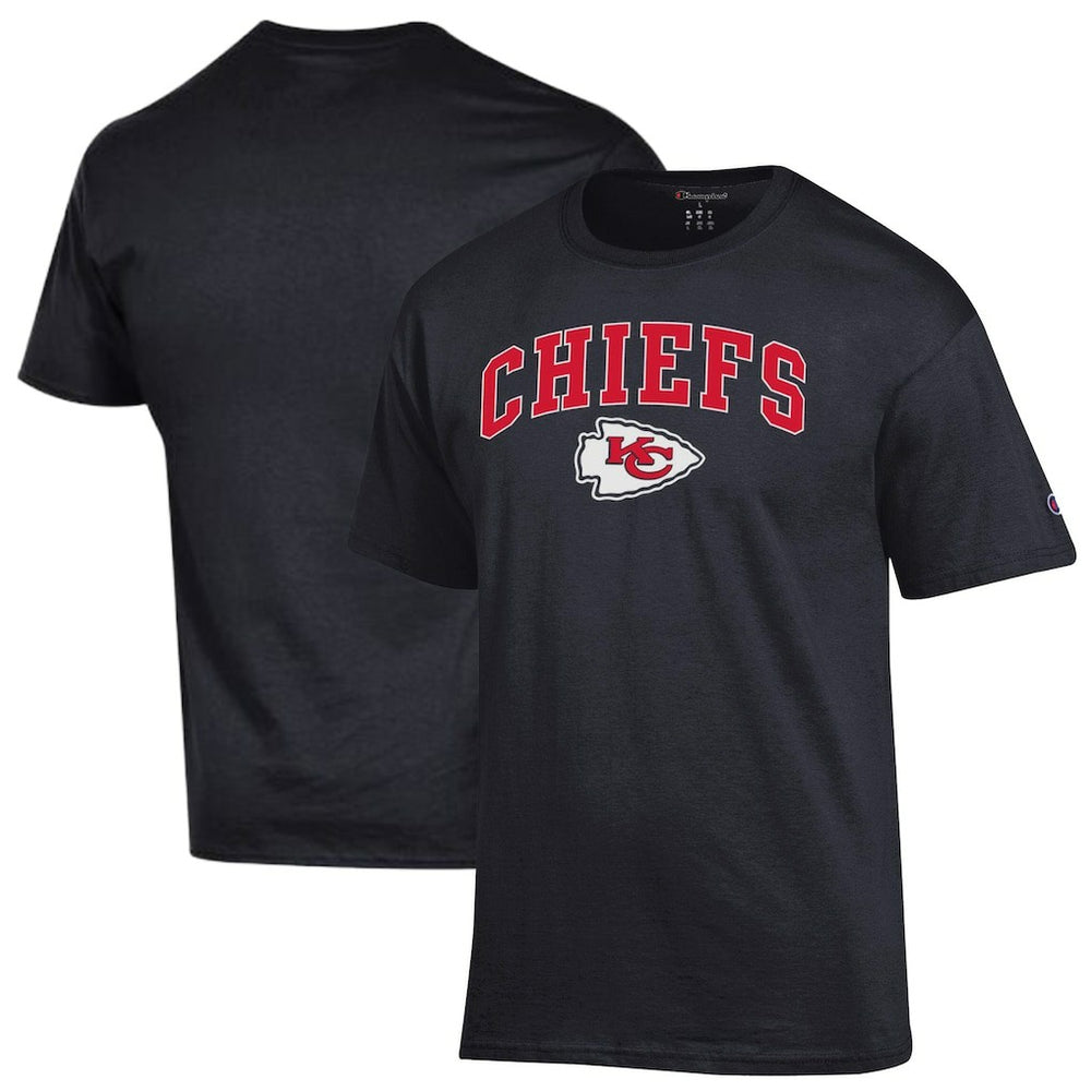 Kansas City Chiefs Champion Arch Over Logo T-Shirt - Black sale