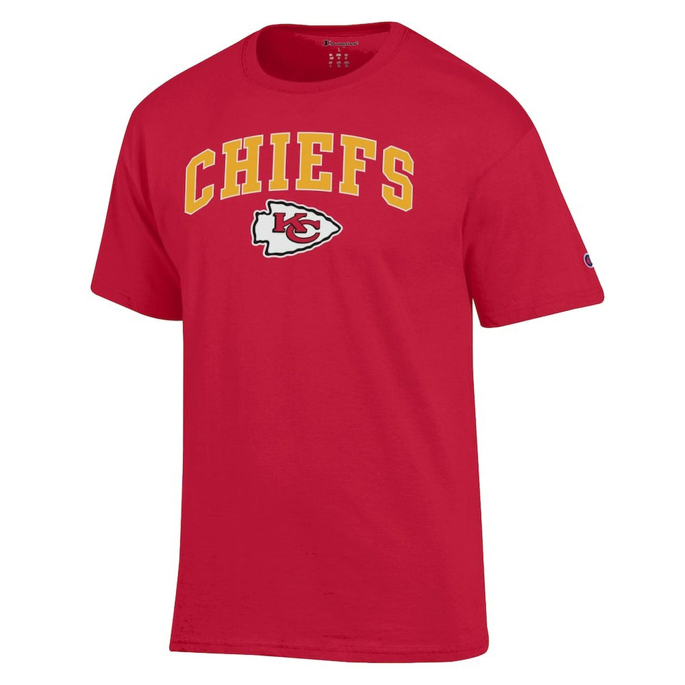 Kansas City Chiefs Champion Arch Over Logo T-Shirt - Red on sale