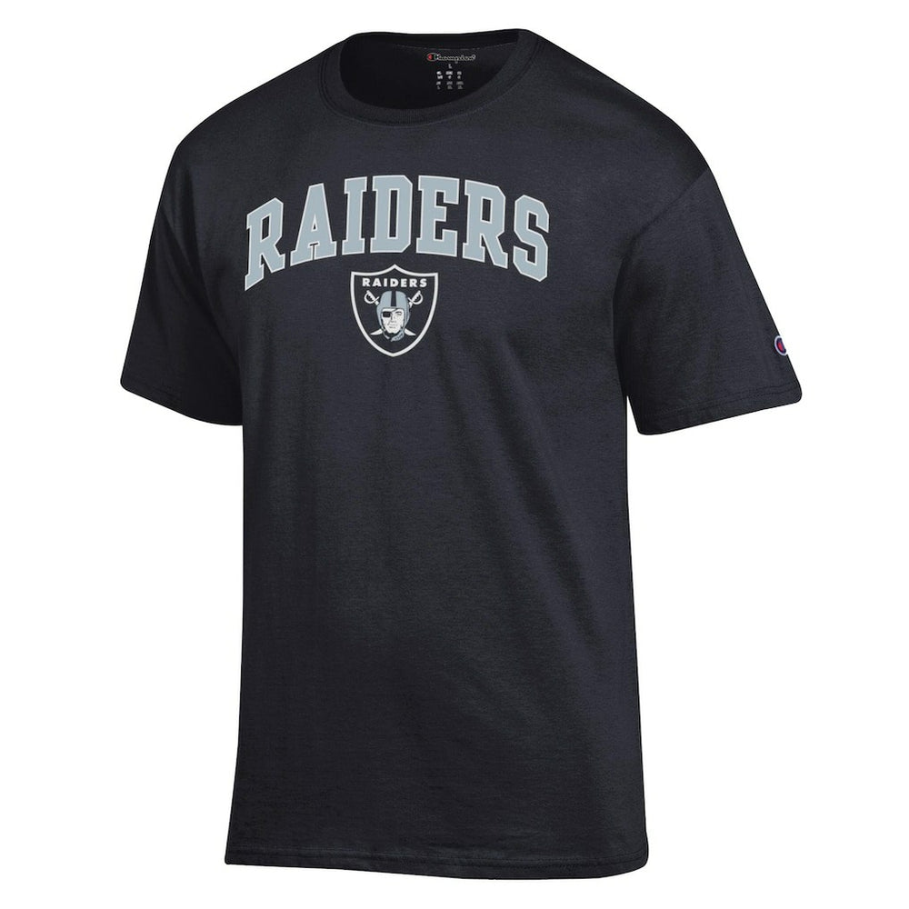 Las Vegas Raiders Champion Arch Over Logo T-Shirt - Black outlet