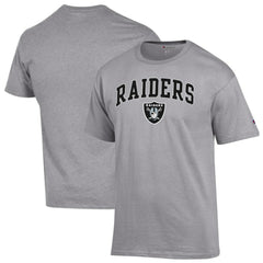 Las Vegas Raiders Champion Arch Over Logo T-Shirt - Gray for sale