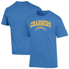 Los Angeles Chargers Champion Arch Over Logo T-Shirt - Powder Blue sale