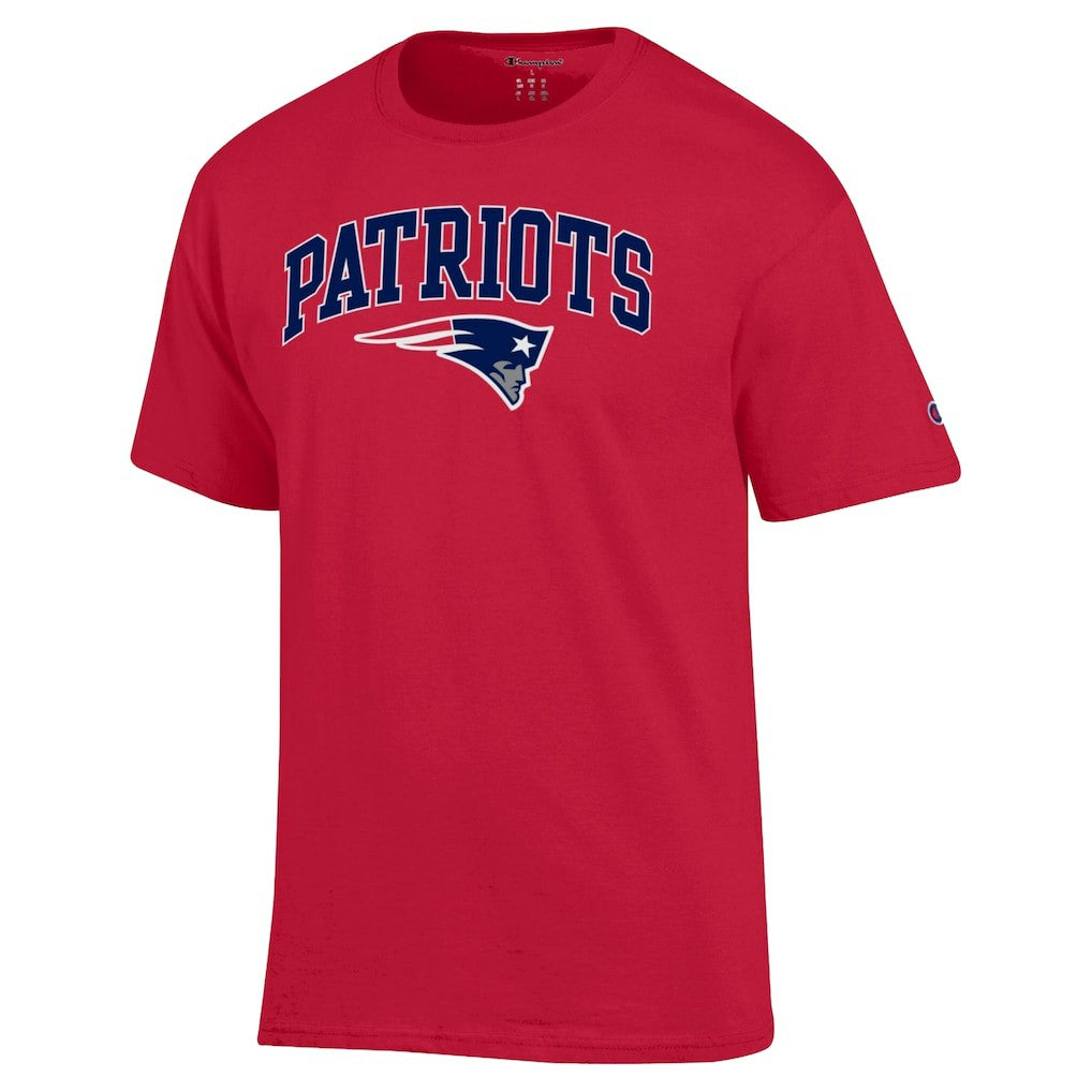 New England Patriots Champion Arch Over Logo T-Shirt - Red discount