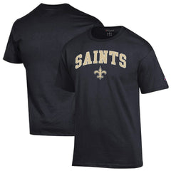 New Orleans Saints Champion Arch Over Logo T-Shirt - Black sale