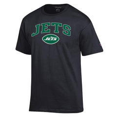 New York Jets Champion Arch Over Logo T-Shirt - Black on sale