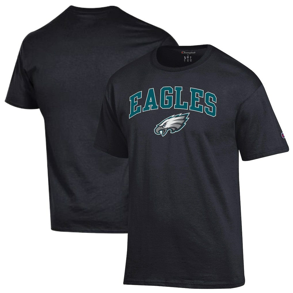 Philadelphia Eagles Champion Arch Over Logo T-Shirt - Black online